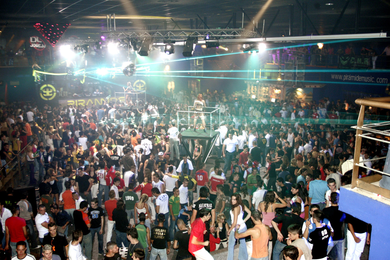 Interior d’una discoteca