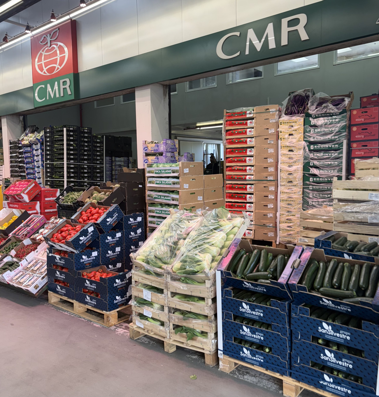 Verdures a la parada "CMR"