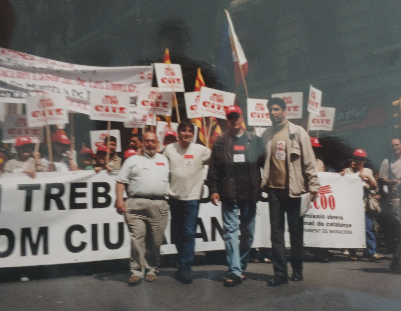 L’any 1992 va quedar alliberat per dedicar-se plenament al sindicat CCOO i l’assessorament