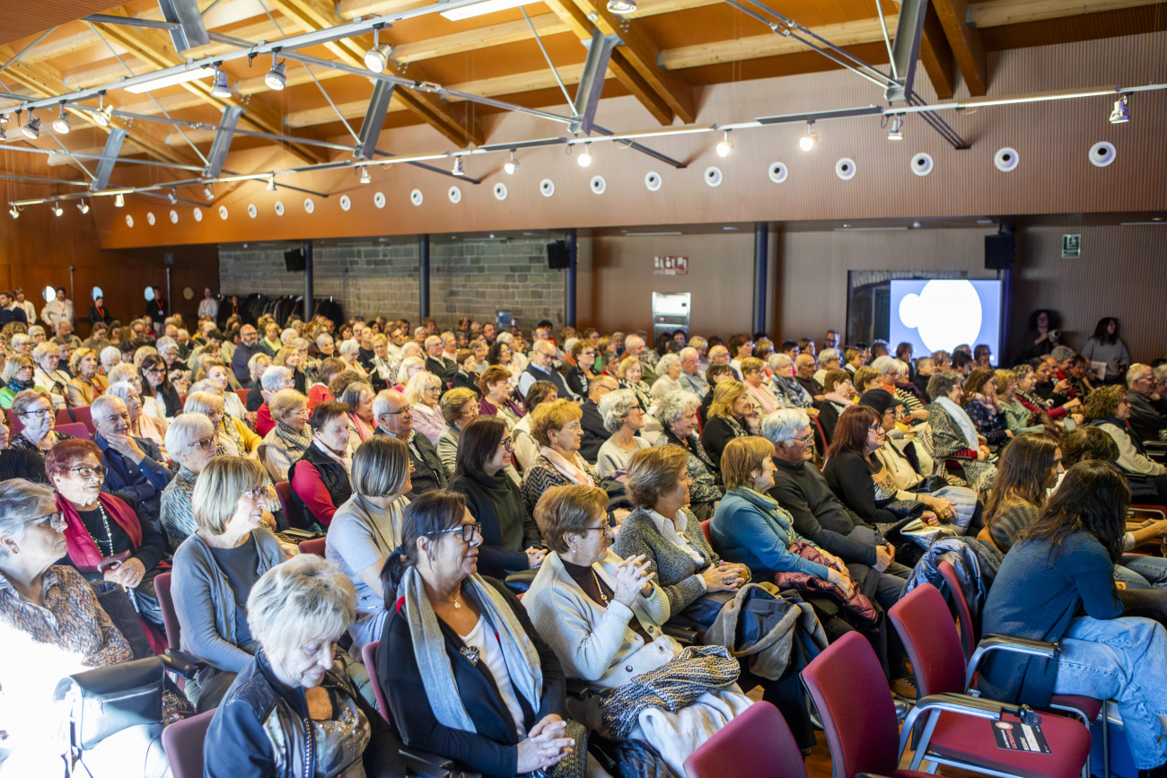 Aspecte de l´auditori a Món Sant Benet a la cimera de Gastrosàvies
