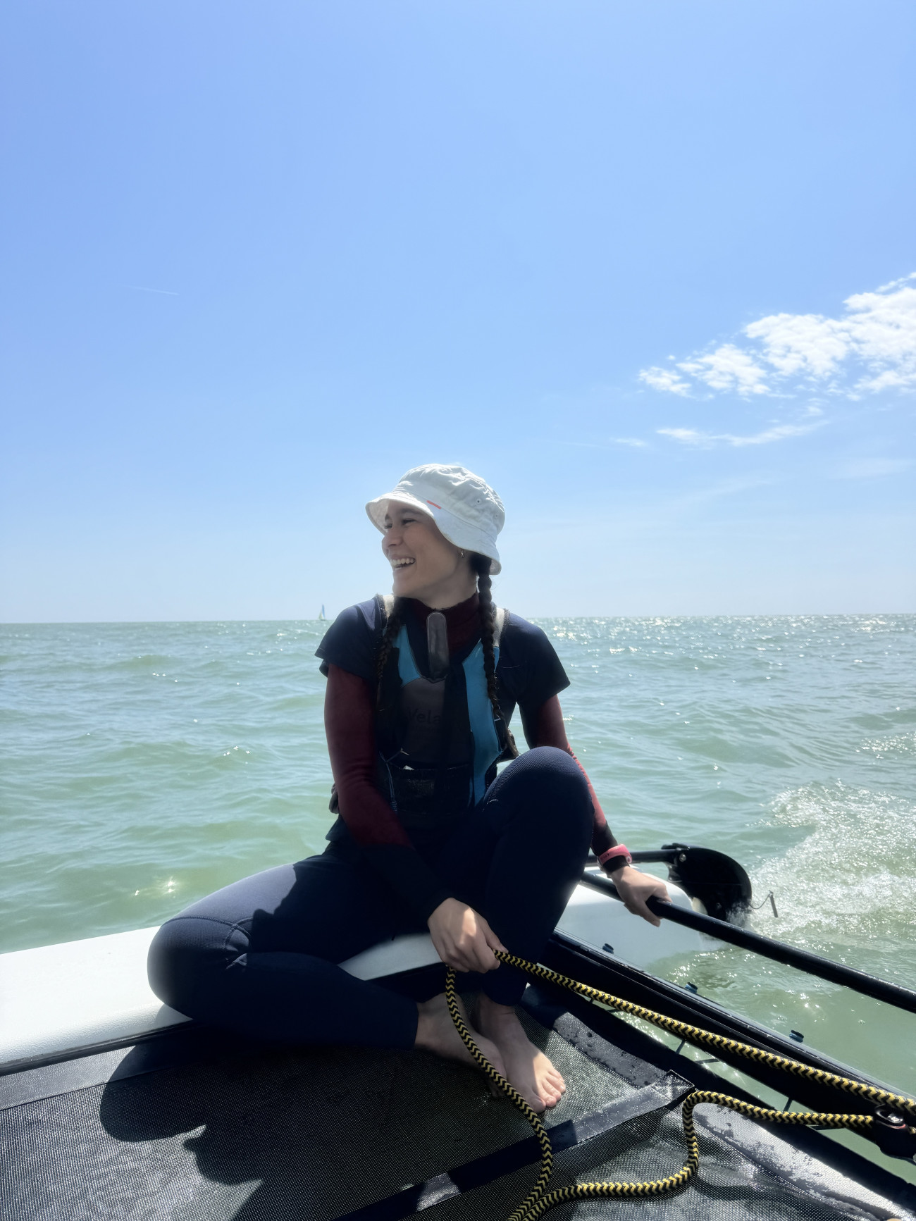 Claudia Gállego Sorribes, instructora del Centre de Vela del Prat de Llobregat