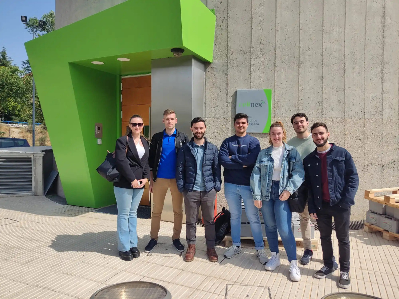 Imatge després d´una visita per Cellnex Espanya 