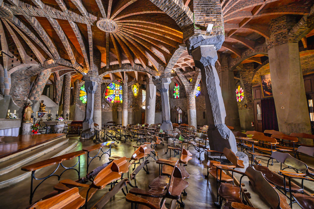 Cripta Güell per dins