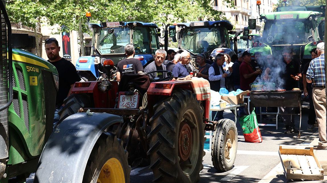 movilització dels pagesos al Baix