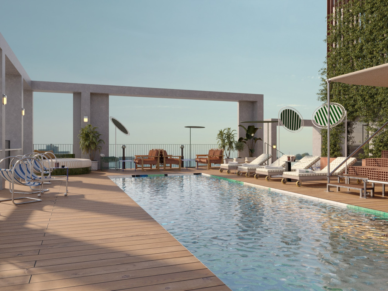 Kora Rooftop Piscina