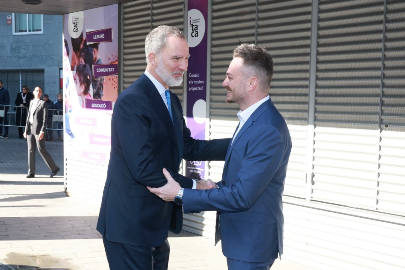 La visita del Rey Felipe VI a L´Hospitalet con motivo del Tour Talento 2025