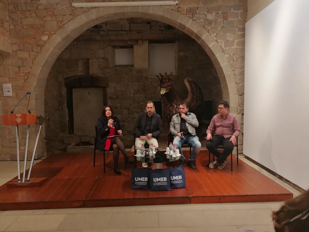 D´esquerra a dreta: Iolanda Piedra, Mikel Camps, Camil Ros, Hilario Aguilar