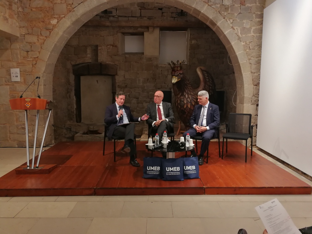 D´esquerra a dreta: Javier Garat, Javier Noriega, Luis Guerrero