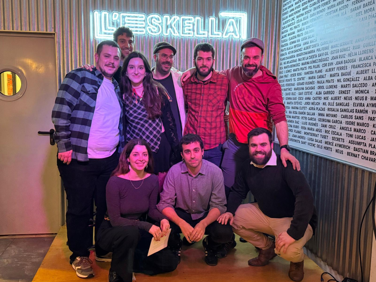 Equip darrere de L´Eskella