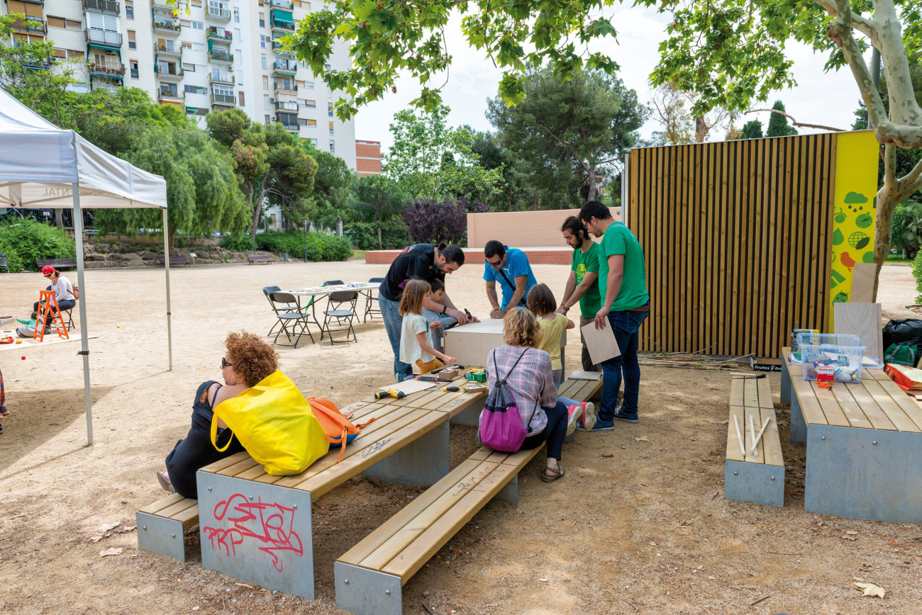 El parc de Can Buxeres, a L’Hopsitalet, que també forma part de la Jugatecambiental