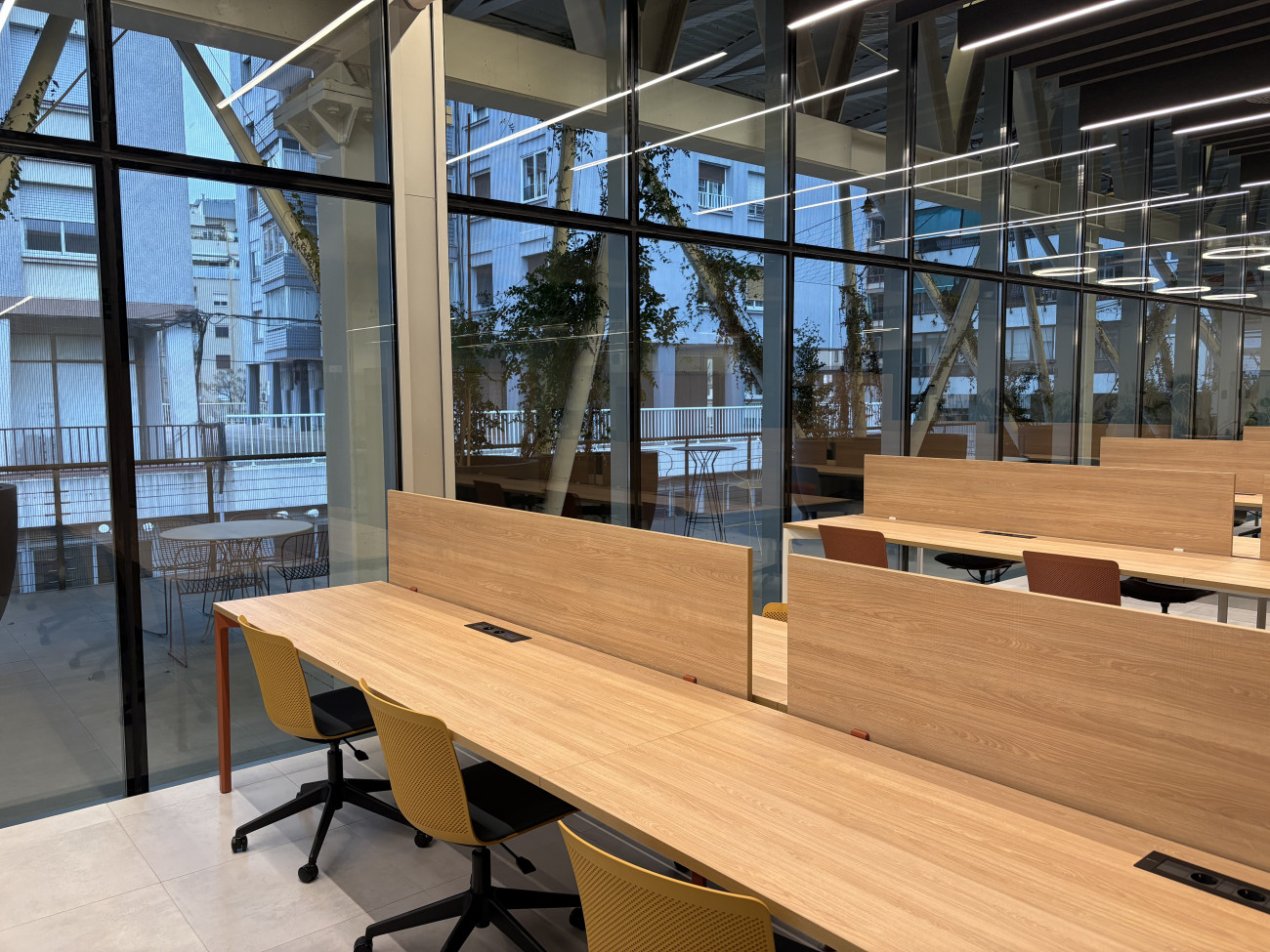 El área de coworking está pensada como un espacio abierto a disposición de cualquier ciudadano