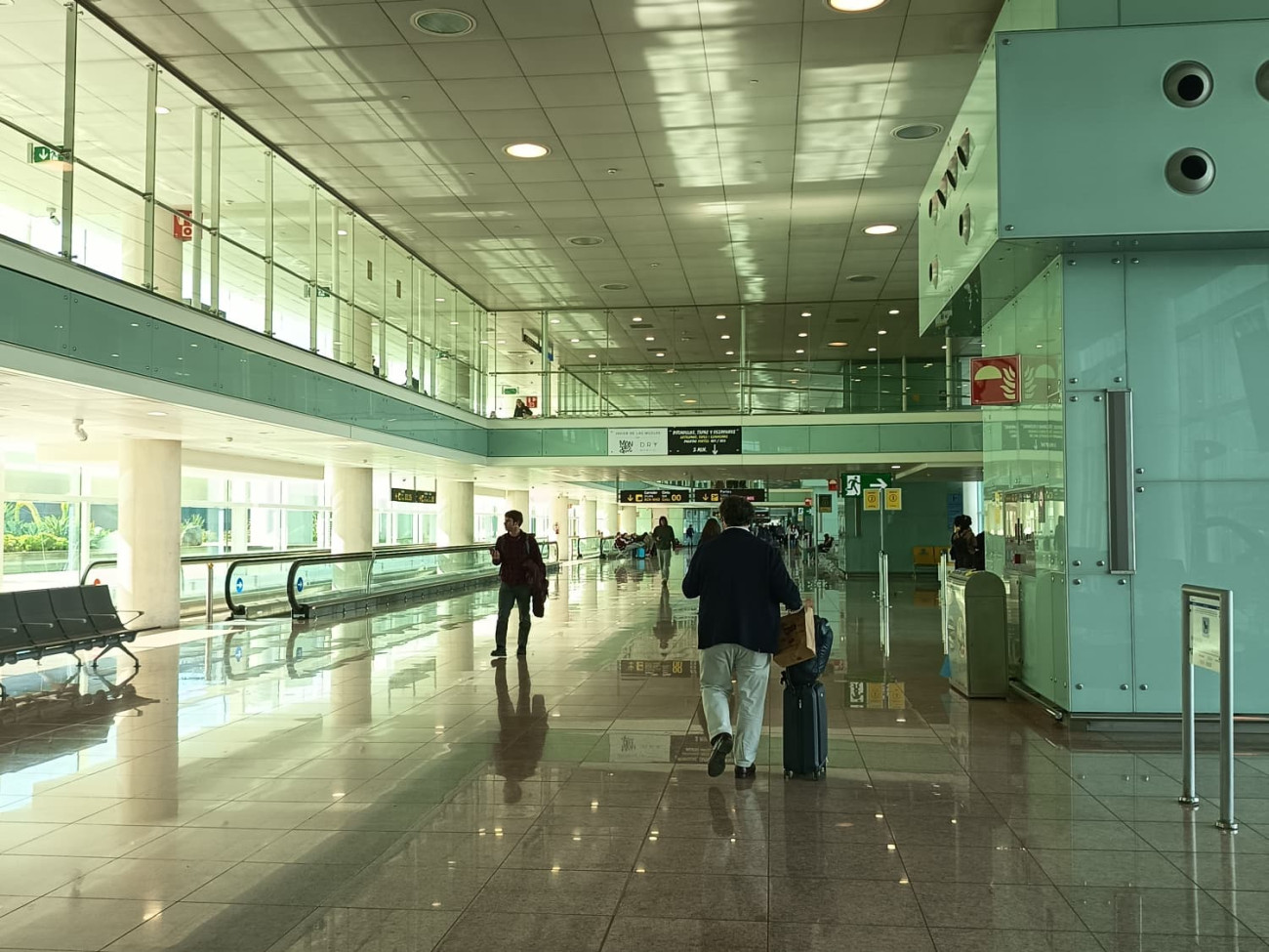 AENA ha habilitado una operativa especial en el aeropuerto con motivo del Mobile World Congress