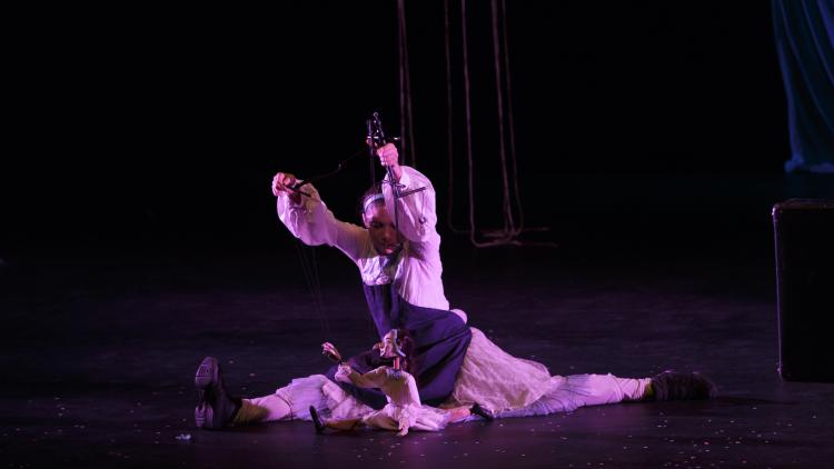 Piccolo circ de fil, de la creadora Antonella D’Ascenzi, será una obra para familias en Cornellà sobre la historia de una marioneta. Fuente: Dansa Metropolitana