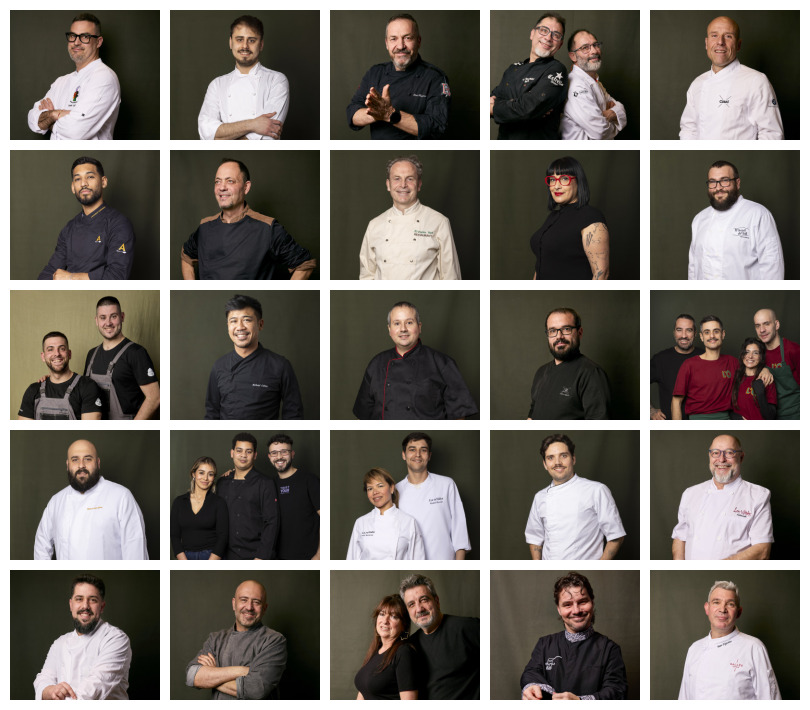 Todos los chefs participantes en el Marzo Gastronómico 