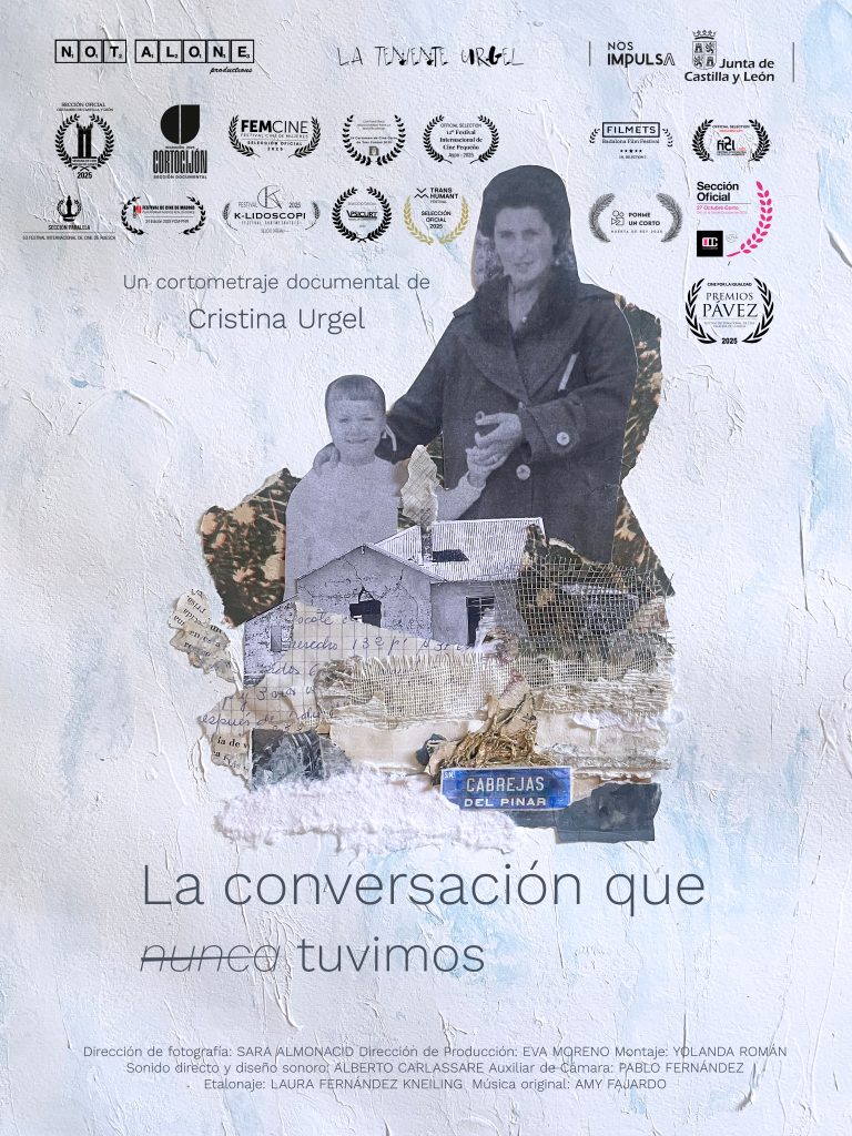 Cartell del curtmetratge documental nominat al premi Goya