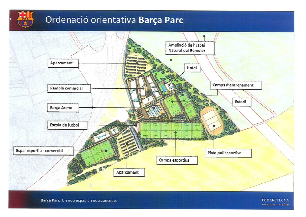 Aquest era el projecte que Laporta va presentar a l’Ajuntament de Viladecans l’any 2009