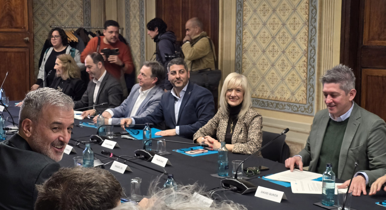 Imatge de la reunió que crea l’eina amb la que es començarà a treballar