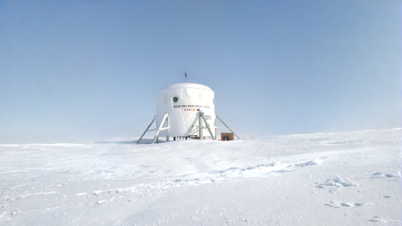 Flashline Mars Arctic Research Station. Font Mars Society