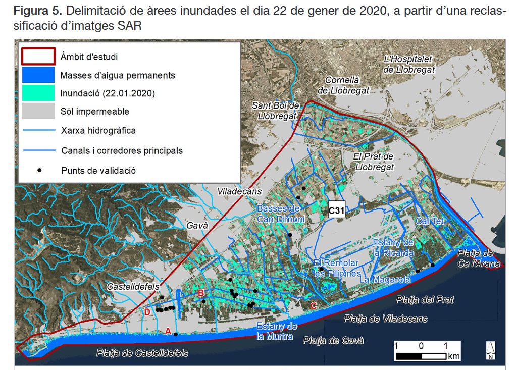 Mapa riesgo inundación Delta