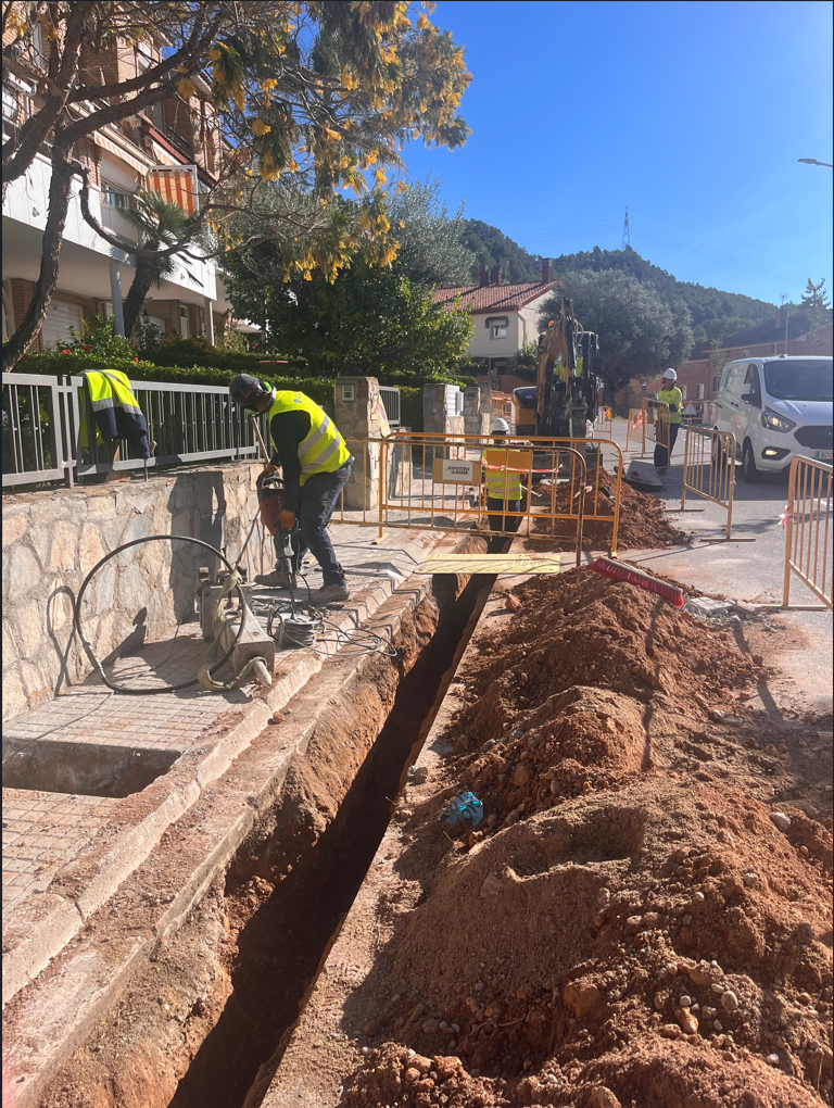 Obras en La Palma de Cervelló