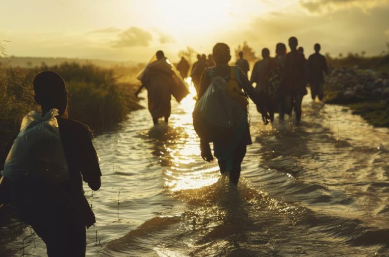 Imagen de las migraciones climáticas