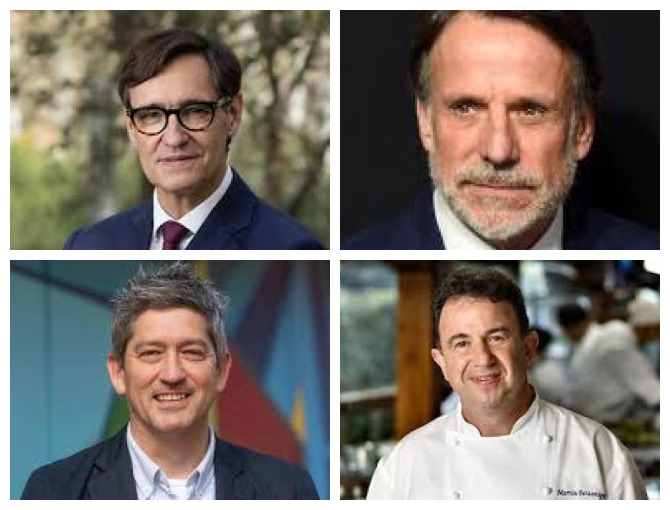 Salvador Illa, José Crehueras, David Quirós y Martin Berasategui