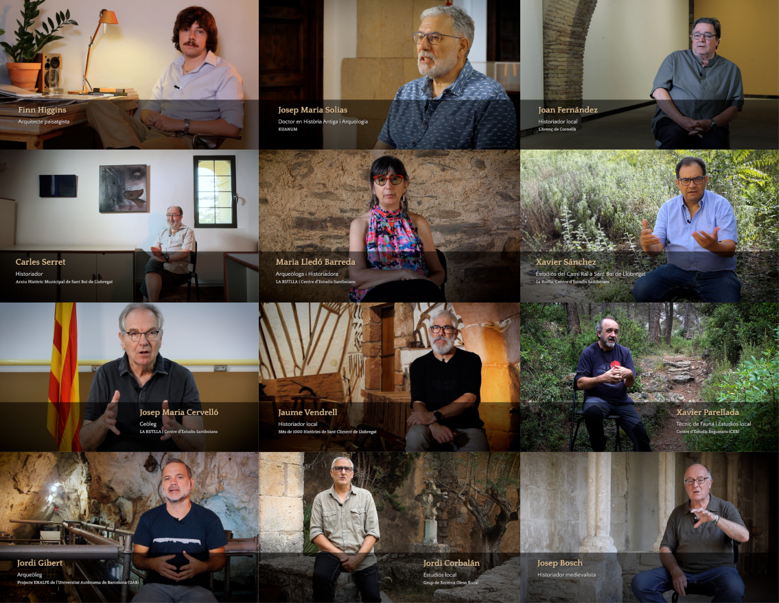 Collage de les entrevistes a tots els participants del documental