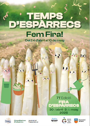 Cartell de l’edició d’enguany de Temps d’Espàrrecs
