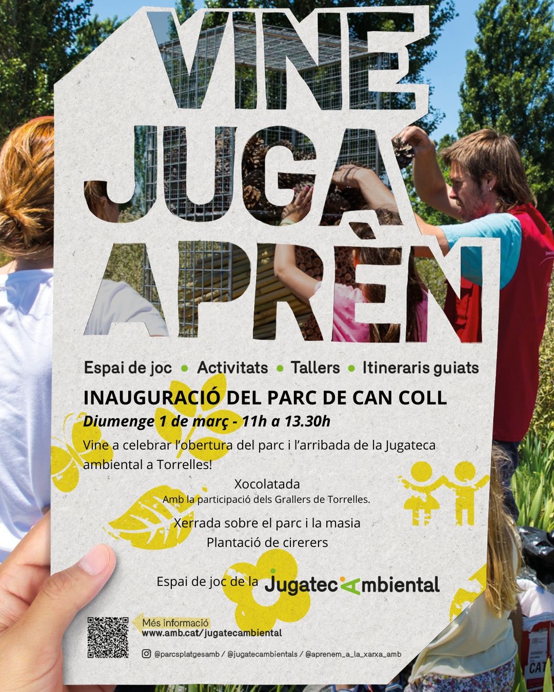 El Parc de Can Coll, a Torrelles de Llobregat, és l’últim que s’ha inaugurat i ja forma part de la xarxa d’activitats