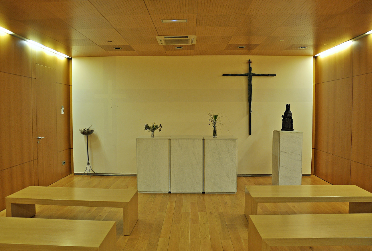 Imagen de la capilla de la Terminal 1 del aeropuerto Josep Tarradellas Barcelona-El Prat