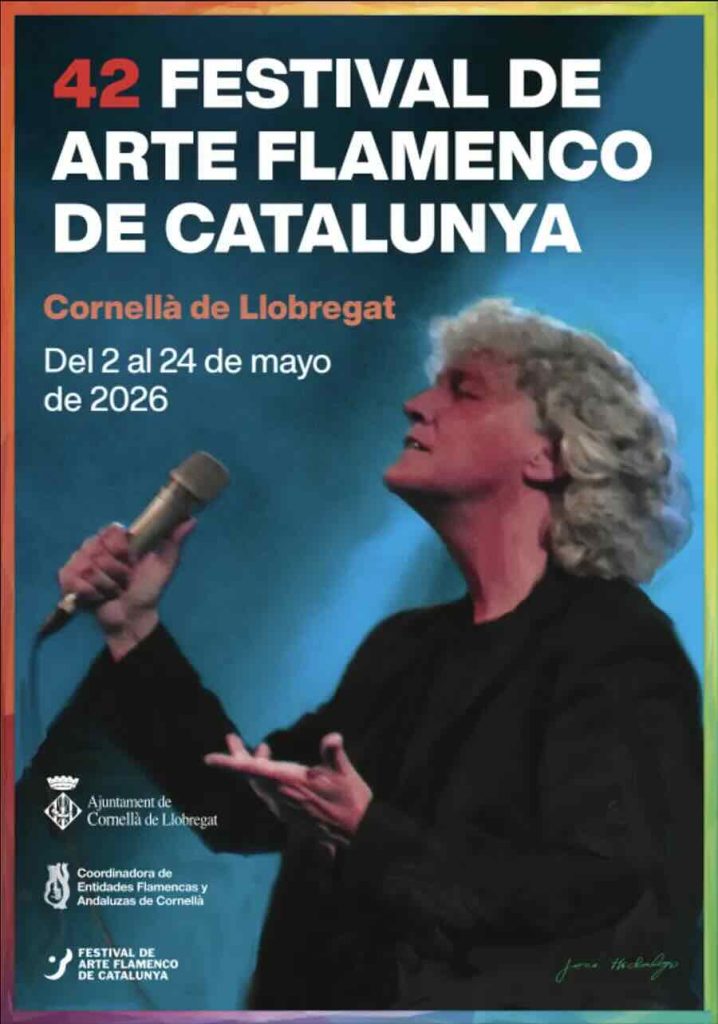 Cartell de la 42a edició del Festival d’Art Flamenc de Catalunya
