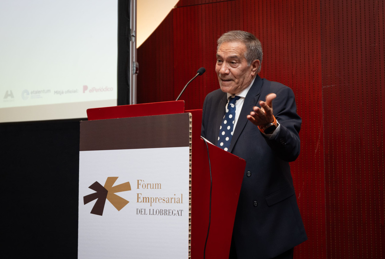 Santiago Ballesté en una de sus últimas intervenciones públicas