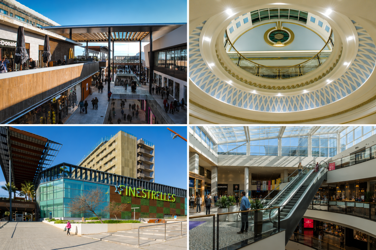 El centro comercial Finestrelles, situado en Esplugues y fronterizo con L’Hospitalet, tiene 110 establecimientos comerciales
