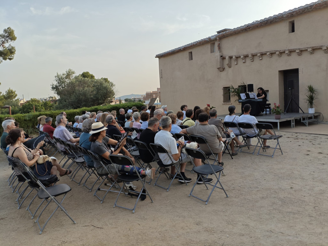 Un moment del concert a càrrec de la prestigiosa pianista Mariona Sarquella