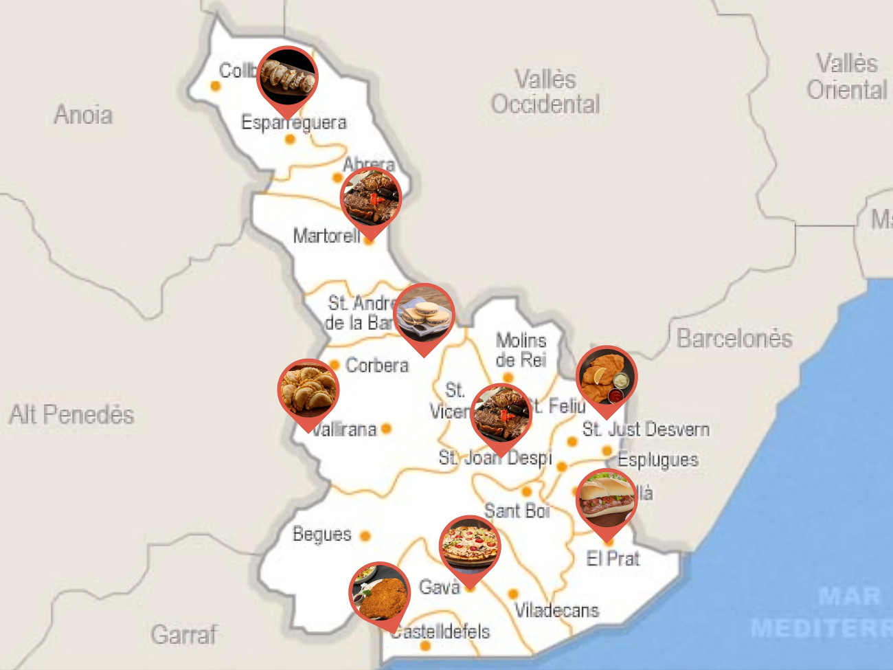 “La gastronomia argentina s’ha convertit en un fenomen consolidat al Baix Llobregat. Font: Elaboració pròpia”