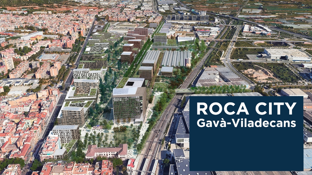 Imatge de l’ecobarri que es construirà a les antigues instal·lacions