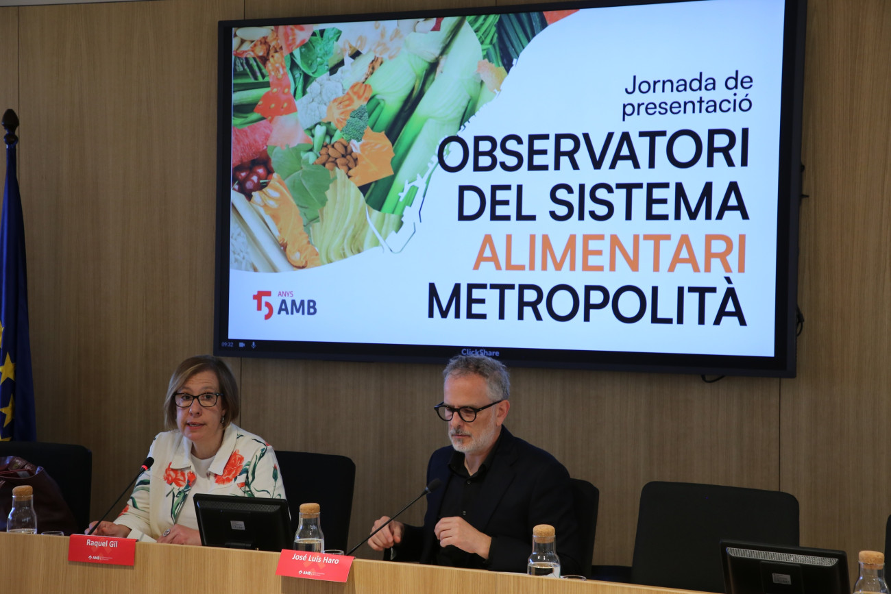 Presentació de l’informe del nou Observatori del Sistema Alimentari Metropolità, impulsat per l’Àrea Metropolitana de Barcelona (AMB) i elaborat per l’Institut Metròpoli