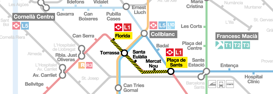  Mapa del tramo afectado por las obras