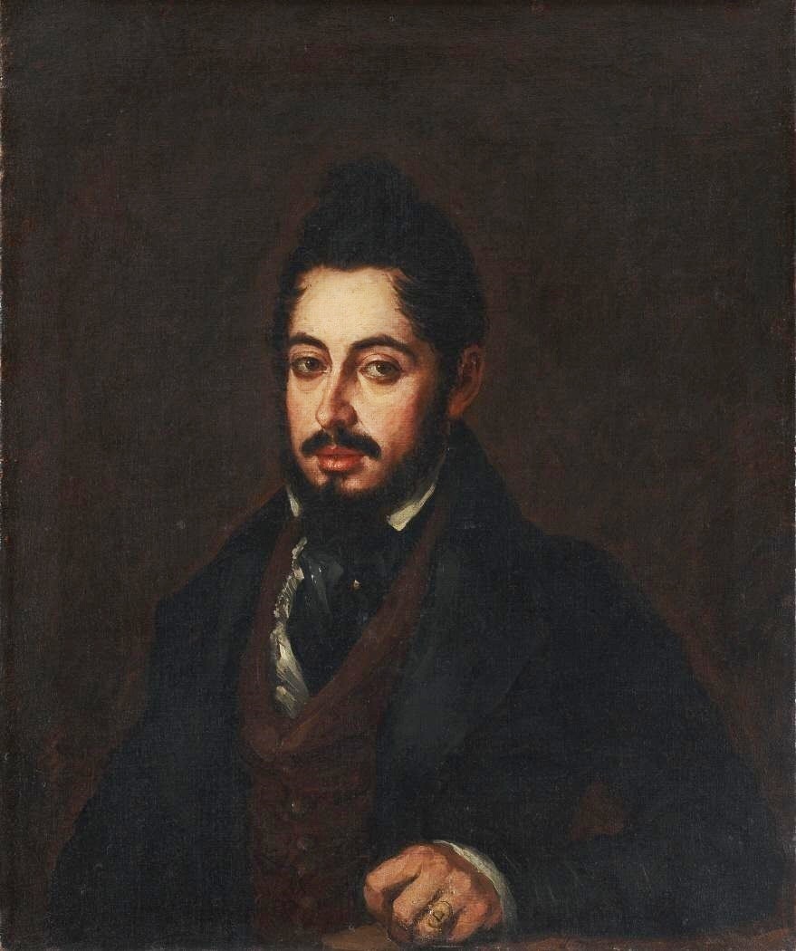 Retrato del ilustre periodista y escritor Mariano José de Larra, autor del famoso artículo titulado “Vuelva usted mañana”
