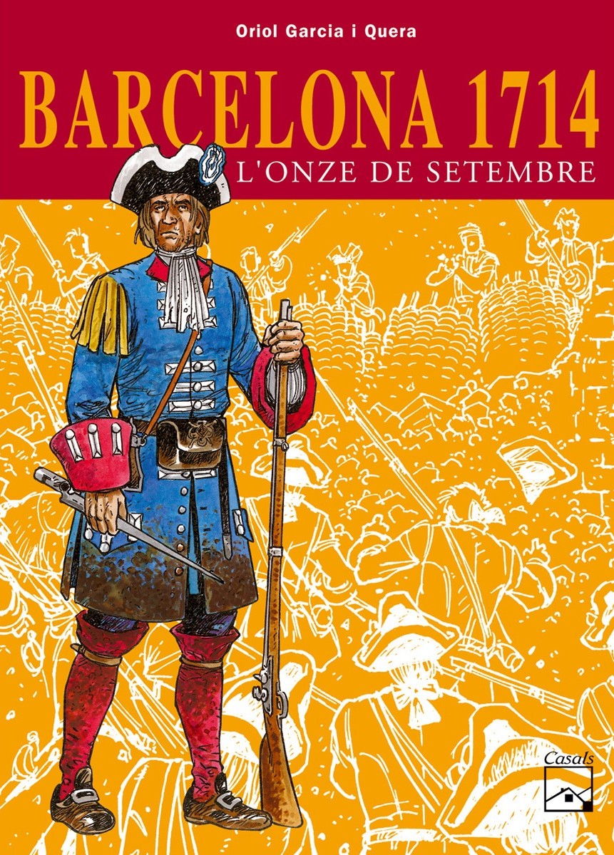 Portada d’un llibre sobre la història de 1714