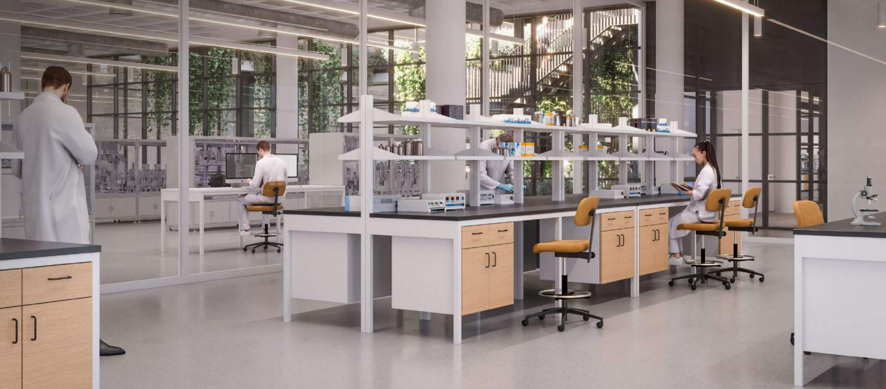  Aspecto del interior de la facultad, que dispone de laboratorio y aulas especializadas en una superficie de 8.000 metros cuadrados