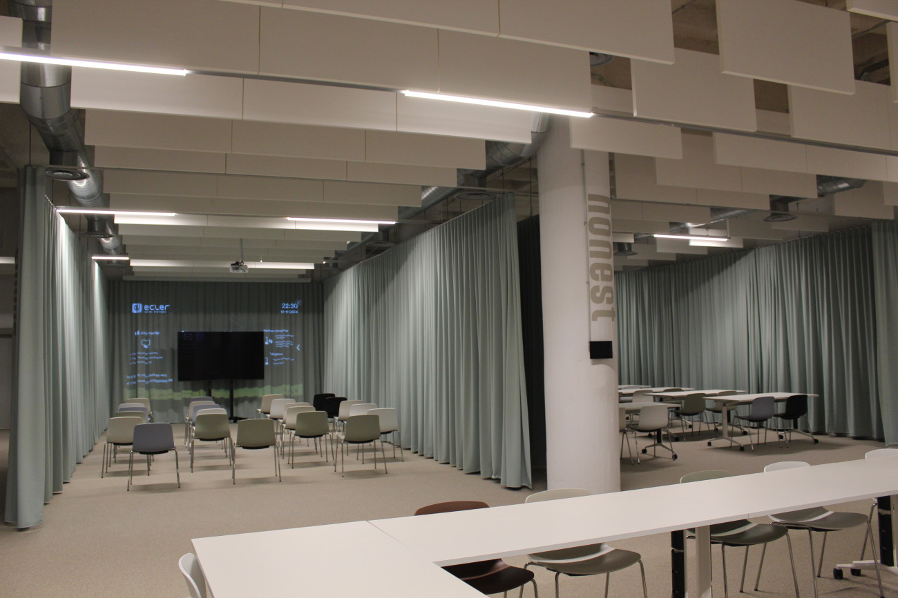  Imagen de unas aulas de la nueva facultad de Medicina que inaugura el curso esta semana