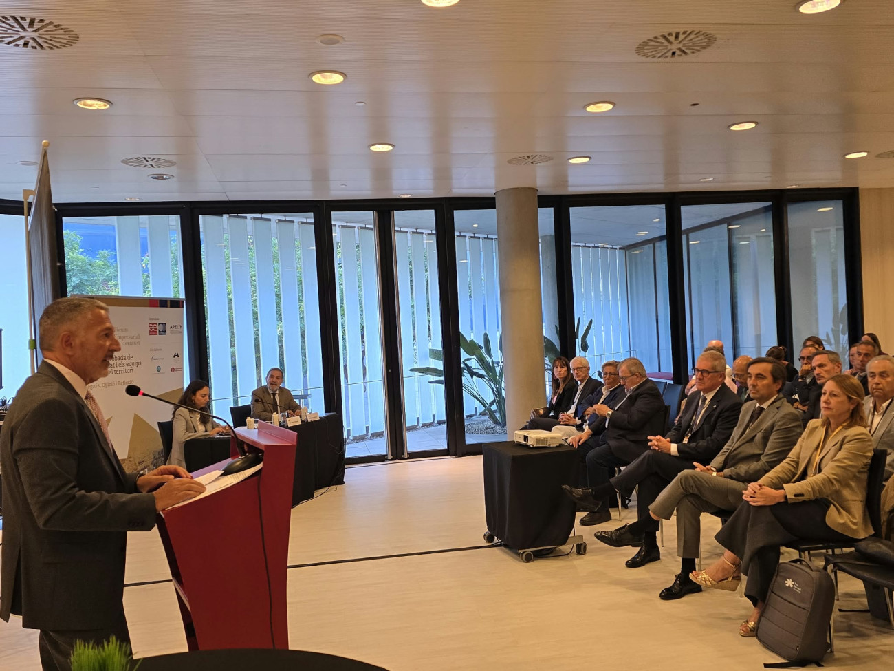Sàmper se ha dirigido este lunes a los directivos y empresarios de l’Hospitalet y el Baix Llobregat
