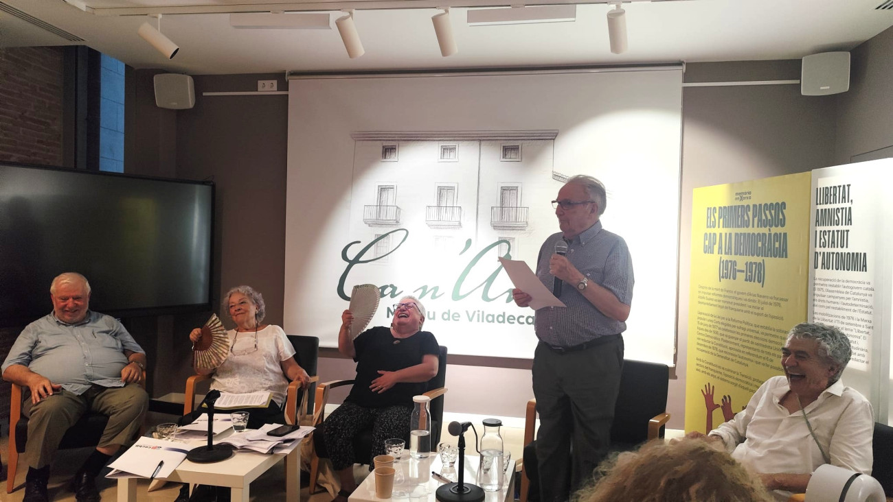 Els ponents van rememorar anècdotes i van citar personatges que van tenir un paper essencial al Baix Llobregat durant els últims anys del franquisme i la Transició