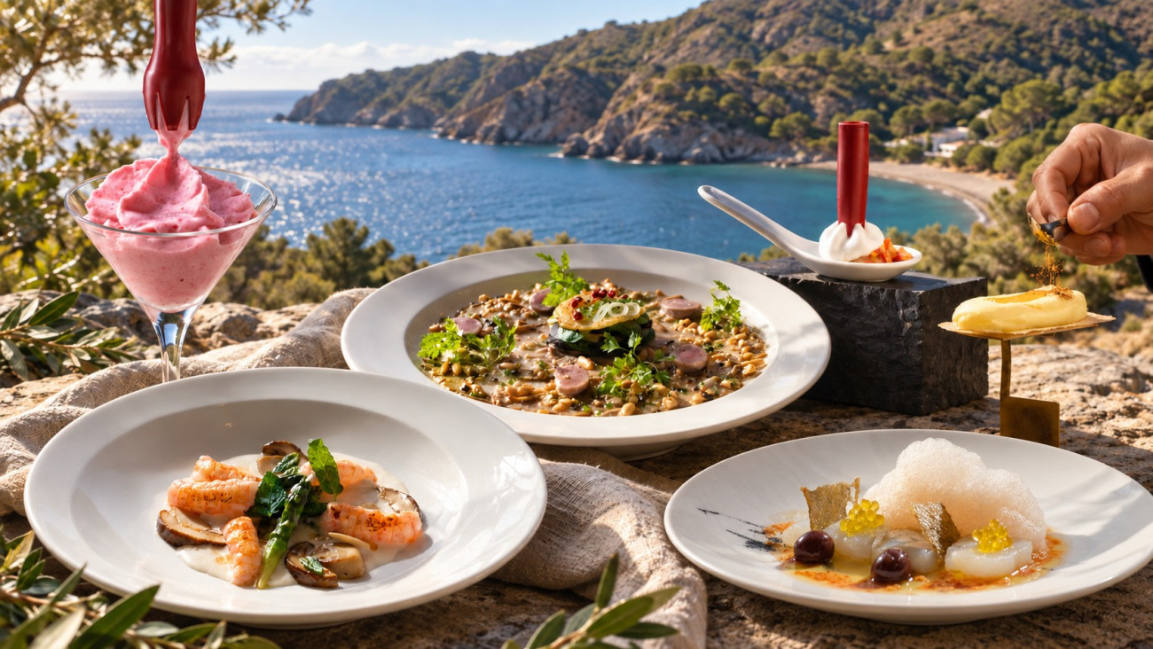 Sis dels plats que es cuinen a la sèrie i que van formar part dels menús del restaurant de cala Montjoi