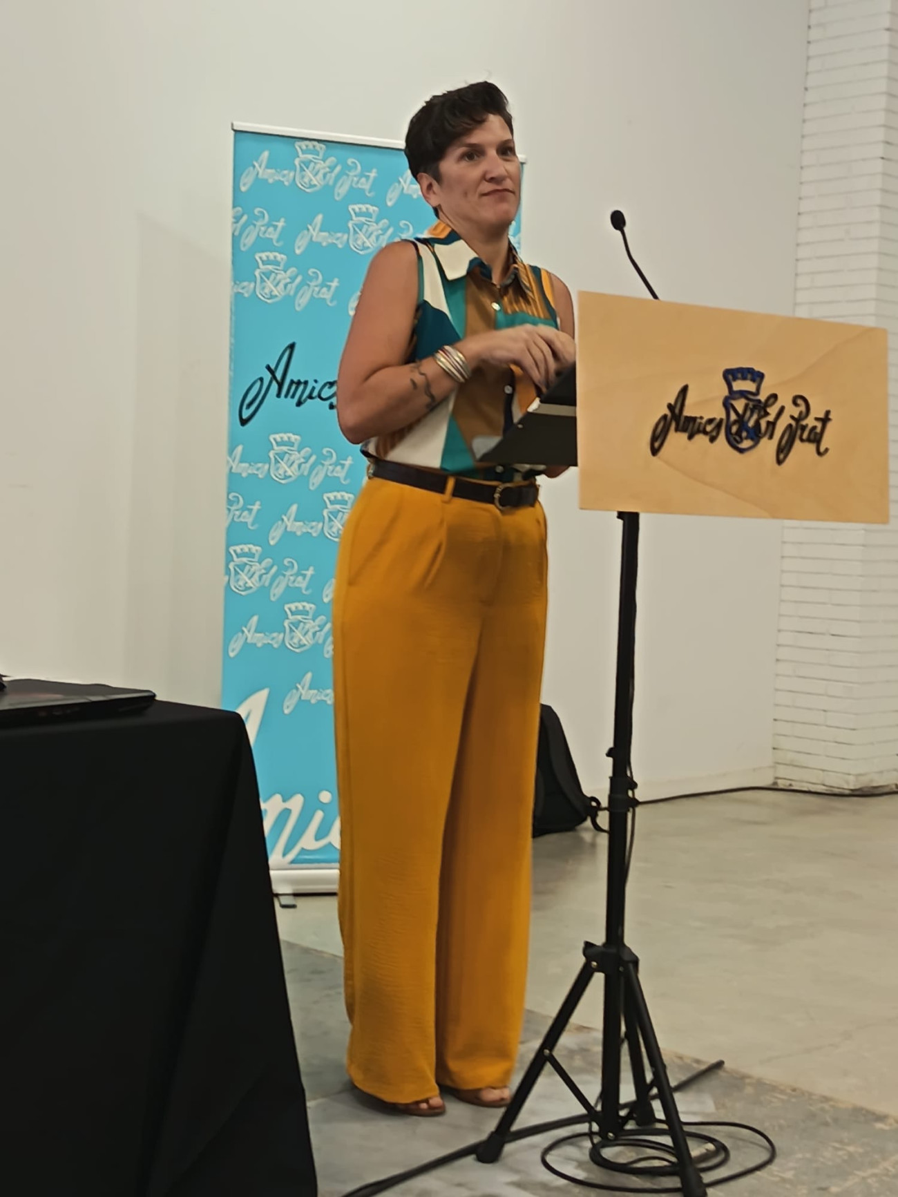 L’alcaldessa del Prat, Alba Bou, va dir a la clausura que la protecció del patrimoni arquitectònic exigeix una mirada territorial que superi els límits municipals, especialment a la nostra comarca