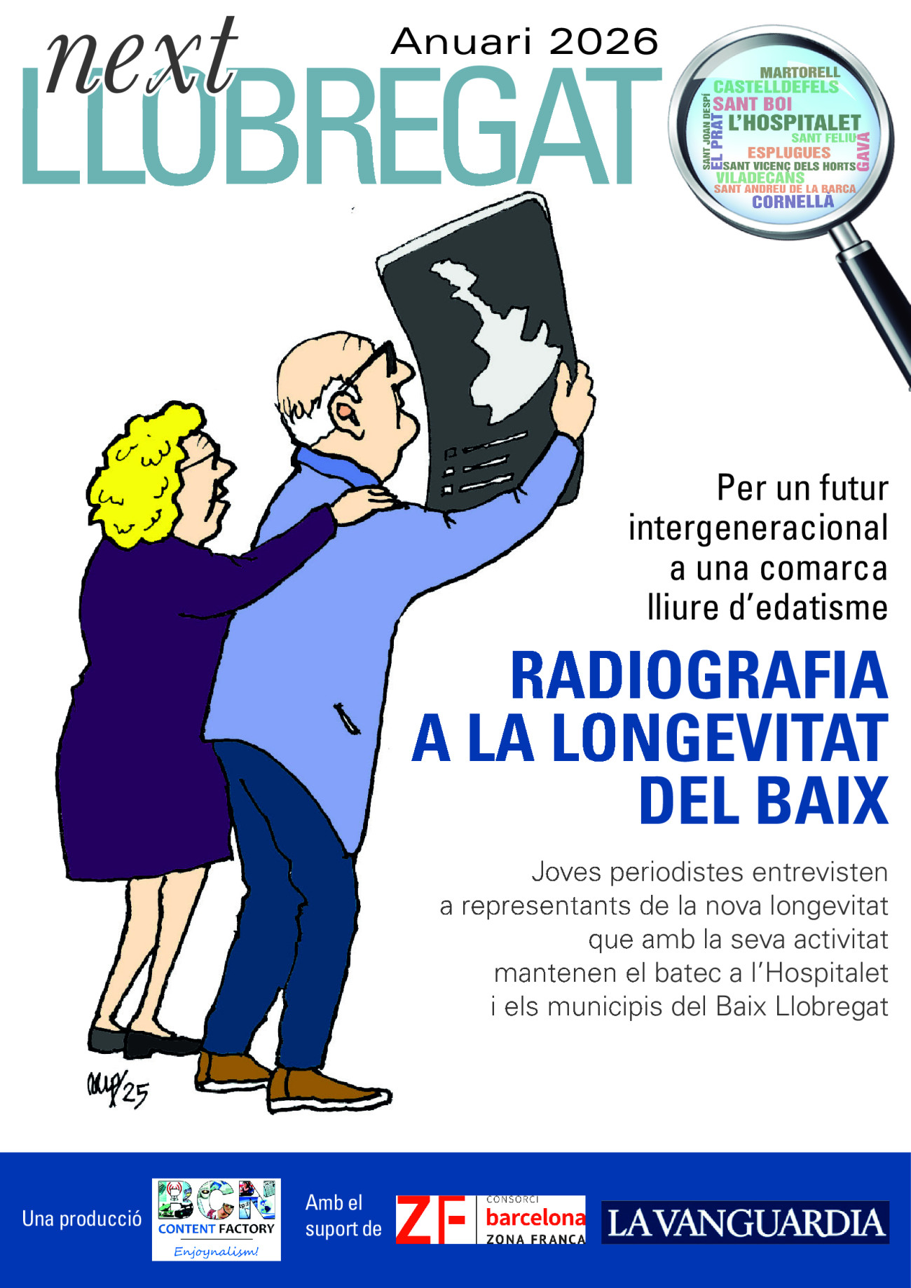  Portada de l’Anuari 2026 Next Llobregat, monogràfic i prospectiu que radiografia la longevitat a la comarca i L’Hospitalet.