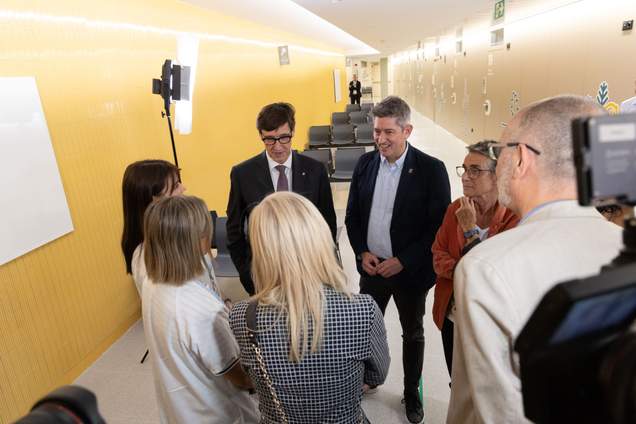 Inauguració del nou CAP a La Florida fa dos anys, amb assistència del president de la Generalitat, Salvador Illa