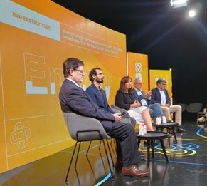  El debate sobre energía ha reunido a Antoni Franquesa, Laura García, Maurici Hervas y Òscar Ribas, con la moderación de Manuel Járrega