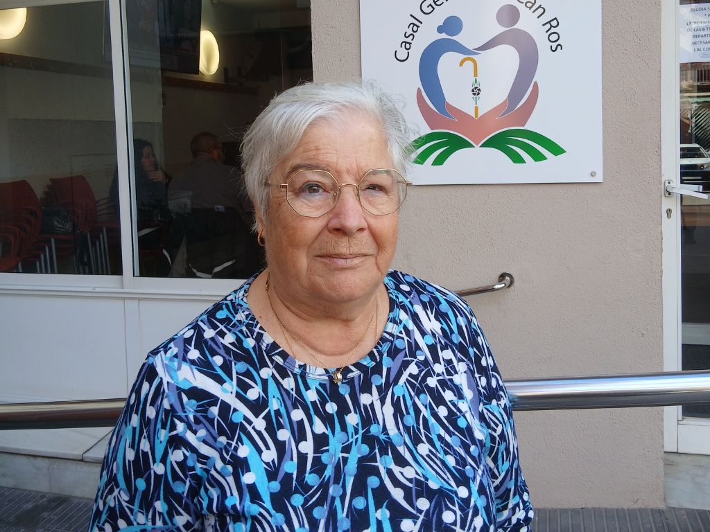 Amparo Poveda, presidenta del Casal Municipal Sant Roc de Sant Vicenç dels Horts